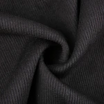 Popular sale soft hand feel custom ribbed knit recycled polyester fabric for garment