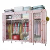 Portable Cheap Home Movable Furniture Wardrobe with Canvas Cover from China Factory
