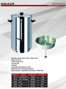 portable electric stainless steel water heater 10L