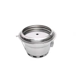 Portable Smokeless Charcoal Barbecue Grill Korean BBQ Grill Portable Charcoal Grill with non-stick plate