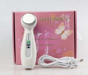 Portable ultrasonic skin care device / ultrasonic skin massage beauty equipment for home used
