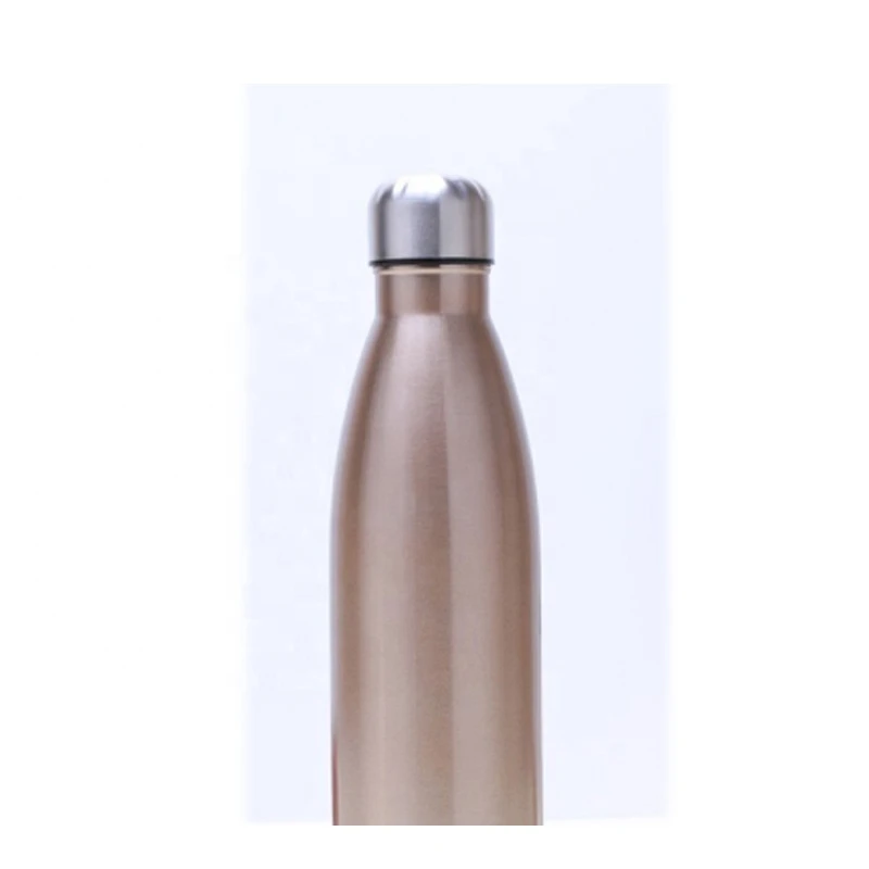 Powder Coated matte Double Wall Insulated Vacuum Flask Water Bottles 500ml/17oz 750ml sublimation blank custom laser logo