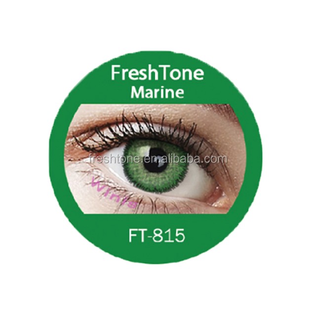 Premium Stunning spring Green Freshtone Color contact lenses sales at factory prices