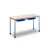 Import Preschool Student Double School Desk And Chair Wood Metal Frame Of School Furniture from China
