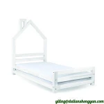 Princess Bed Furniture Customized Cheap Children Bed Toddler Bed with Wooden Chimney