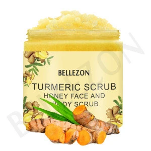 Private Logo Natural Honey Moisturizing Skin Turmeric Body Face Scrub