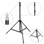 Professional 3 Section Aluminum  2.1m Foldable Photography Camera Ring Light Stand Tripod