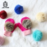 Professional Design Kids Knit Baby Mittens Wholesale Knitted Gloves