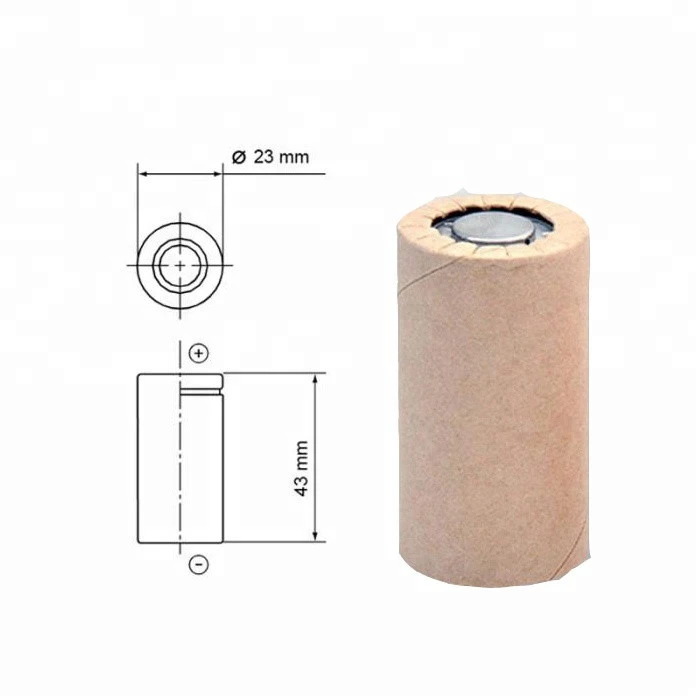 Professional  nickel cadmium rechargeable battery NiCd Sub C size 1.2V 2500mAh replace NC-2500SCR  ni-cd battery SC
