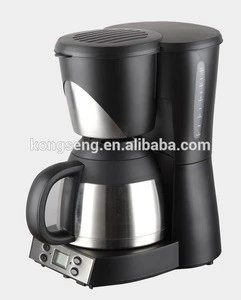 programmable 1.0L Drip Coffee maker with LCD with thermal jug 8-10 cup