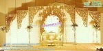 Prominent Look Wedding Stage Leather Panels Wonderful White Theme Wedding Stage Decoration Wedding Reception Stage Decor Panels