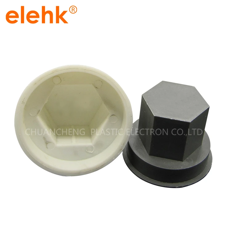 protection screw cover hex nut caps silicone plastic cover M24 round silicone rubber round cap screw head cover bolt nut protect