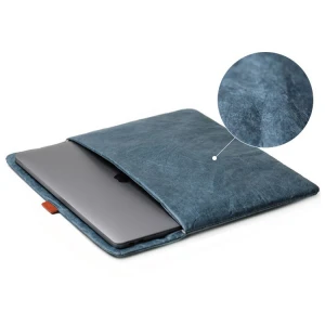 protective leather tyvek laptop sleeve bag /case for business computer bag