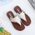 Import pu leather Slipper for women hot sale 2021 new arrival outdoor Stab Proof Slipper antistatic & anti-skidding 492172 from China
