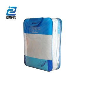 pvc and non woven fabric material and plastic zipper bag with custom logo