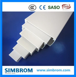 PVC Cable Channel/PVC Wire Duct/Black Pvc Cable Trunking