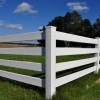 PVC horse fence horse rail fence horse paddock fence