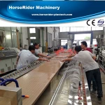 PVC WPC tray wood plastic profile board panel production plant/Plastic Wood pallet board Decking Panel sheet making Machine