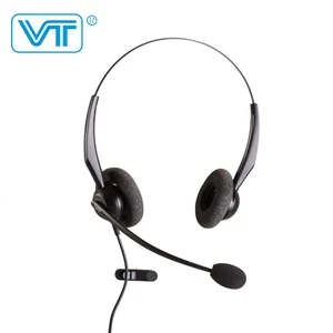 QD Plug Office and Call Center Headset Wired Telephone Headset