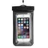 QiYu Custom logo swimming floating mobile phone accessories transparent pvc waterproof phone case bag