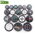 Quality Various Pocket Mini Compass /Different Size Clear Liquid-filled Plastic Compass