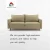 Queenshome house furnitures in guangzhou modern divan de salon dubai classic fabric 3 seater couch living room sofa