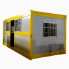 Quick Installation 20ft 40ft Folding Prefab Container Houses Foldable Container Prefab Tiny Homes Site Office