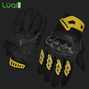 Racing gloves leather protective leather racing gloves motorcycle