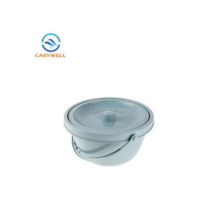 Rehabilitation Therapy Supplies Properties PP Material Commode Pail Round Bucket