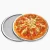 Import Restaurant-Grade Baking Nonstick Bakeware Silver Sturdy Auminium Round Pizza Tools Mesh Pizza Screen With Hole from China