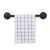 Import Retro industrial style DIY black malleable iron bathroom towel rack toilet paper rack from China