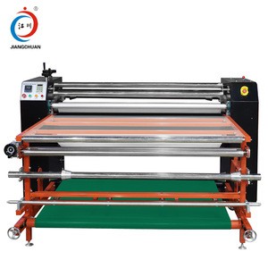 roll to roll sublimation rolling drum set heat transfer press print machine