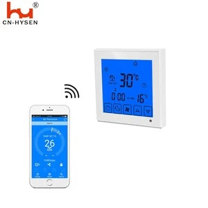 Room Touch Screen Wifi Thermostat For Central Air Conditioning
