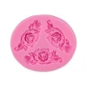 Rose Flower Cake Silicone Mold Fondant Cake Decorating Chocolate Candy Cookies Molds Resin Clay Soap Mould Kitchen Baking Tools