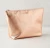 Import Rose Gold Soft PU Travel Cosmetic Makeup Wash Bag from China
