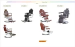 Round Base Modern Hydraulic barber chair hair cutting chairs with pedal wholesale barber supplies F-28070