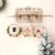 Import Round Shape Laser hollowed-out deer head and santa head  Hanging  Christmas Tree  Pendant  Decor from China
