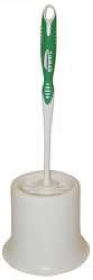 Round Toilet Bowl Brush w/Cup Caddy