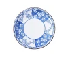 RTS Chinese Monochromesk Style  Plum Blossom  8 inch Ceramic Plate Deep Plate