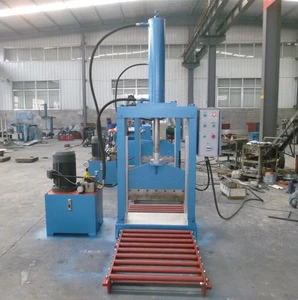 rubber retreading machine bale hydraulic cutter