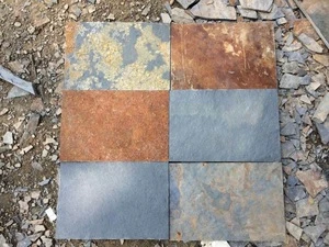 Rusty natural stone slate flooring tiles and Wall Tiles