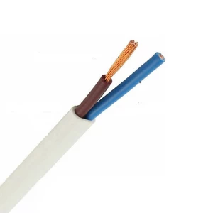 Rvv 2 Core Electrical Cable 300/500V 2*0.75 2*1.0 2*1.5 Round PVC Power Cable