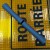 S507A Custom Route Barree Safety Reflective Roll Up Banner Traffic Control Sign ,Traffic sign and meaning