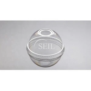 SC-09oz Disposable Clear Plastic Cup / Take Out Coffee Cup / Bubble Tea, Juice, Coffee Cup with Lid