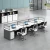 Import Screen office desk and chair combination simple modern staff partition table office computer desk staff position office furnitur from China