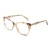 Import Screwless Titanium Eye Optical Glasses Spectacle Acetate Frame from China