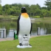 SE7ART Custom Simulation Glass Fiber Life Size Animal Penguin Sculpture Jardin Made Of Resin