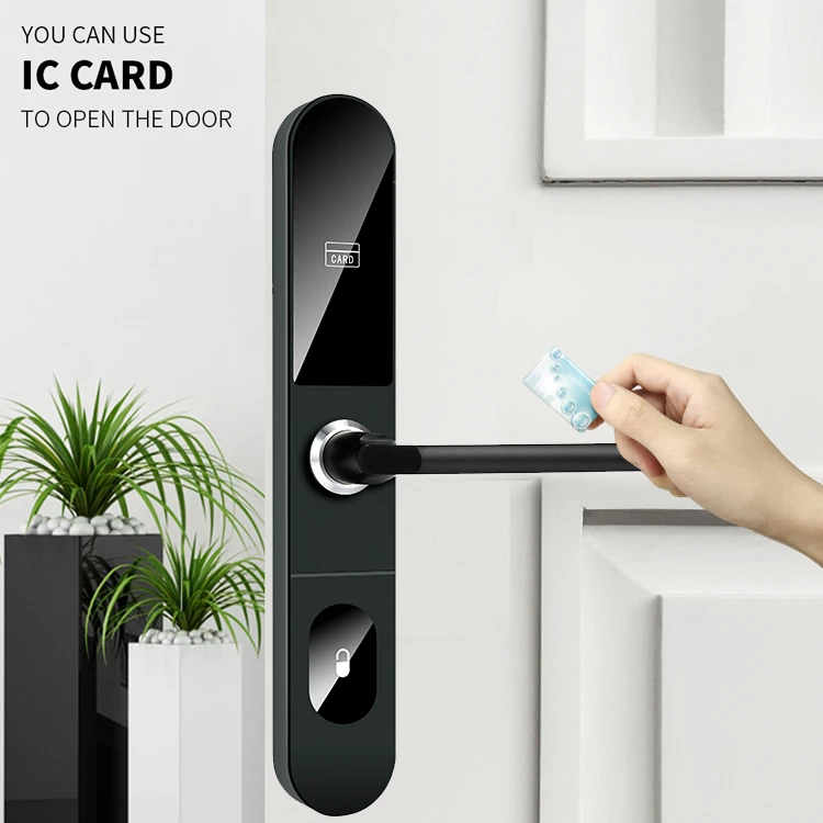 Security digital Europe design RFID hotel keycard smart door lock with hotel software