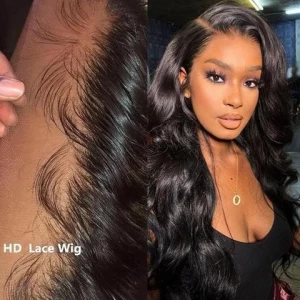 SENSE 13*4 10-40 inch long water Wave real wigs Cuticle Aligned lace front natural 100% human hair wigs