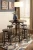 Import Set of 2 Rustic Brown Metal Frame Wooden Seat  Bar Stool from China